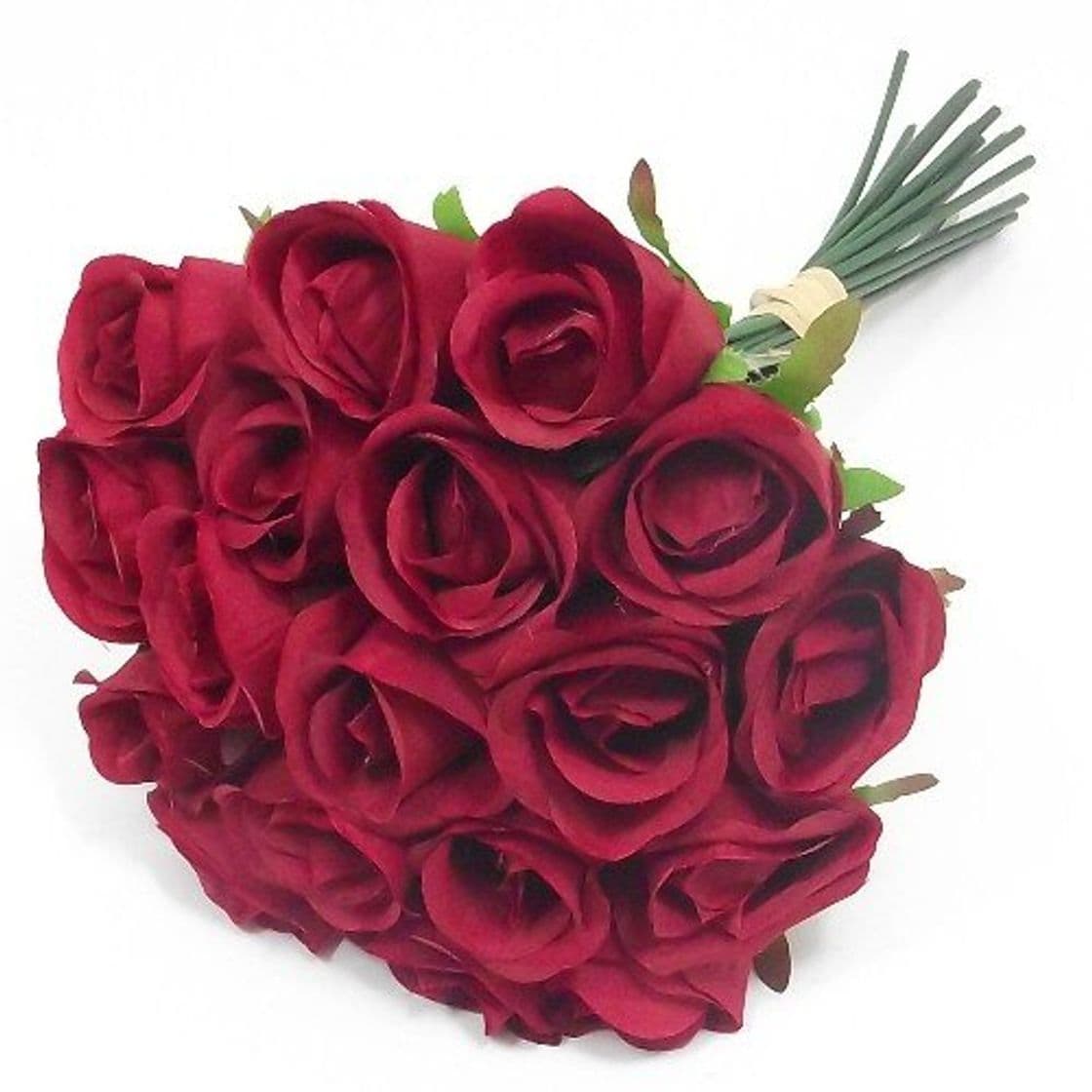 Producto 30 cm/paquete de 18 Artificial ramo de rosas rojas