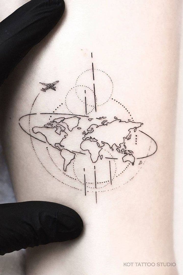 Moda Tattoo pra quem ama viajar 