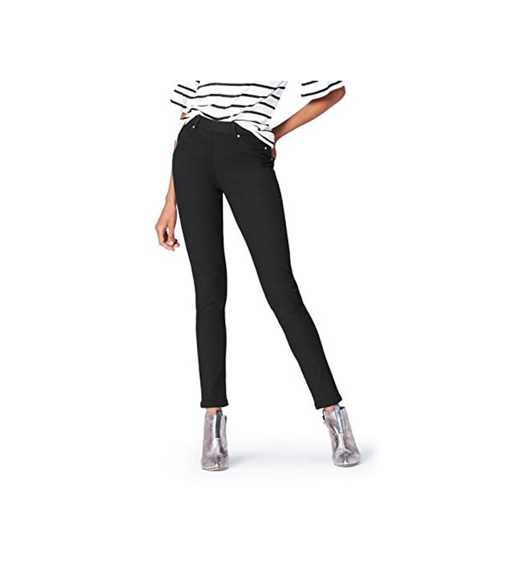 Fashion Marca Amazon - find. Jeggings para Mujer, Negro