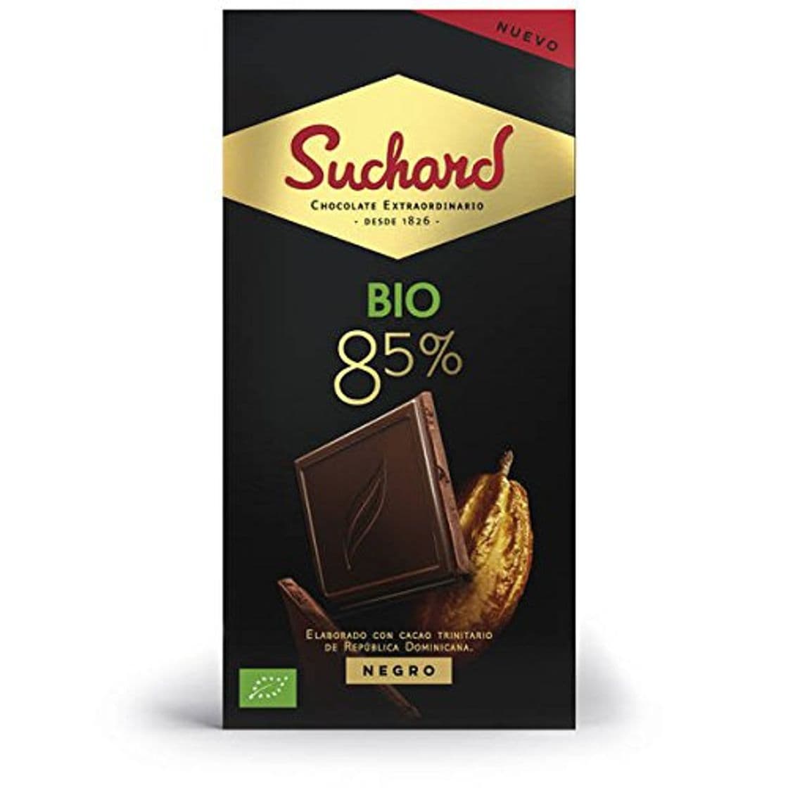 Producto Chocolate Negro Suchard Bio 85% 90g