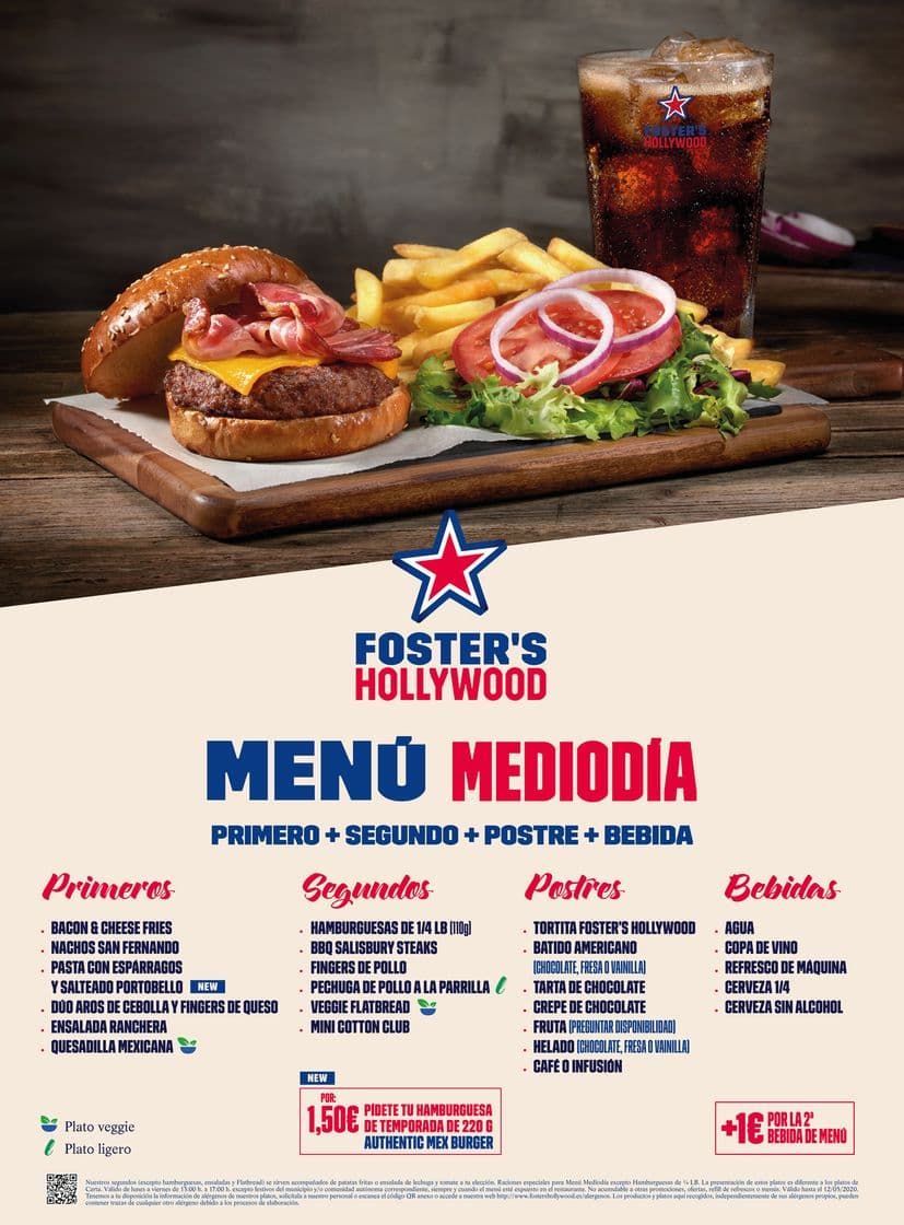 Restaurantes Foster's Hollywood