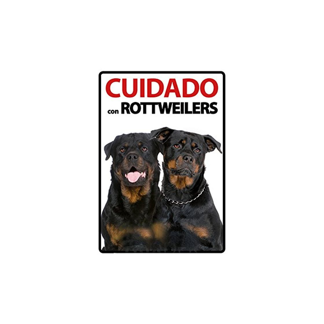 Producto Magnet & Steel 23-7858 Señal A5 Cuidado con Rottweilers 14