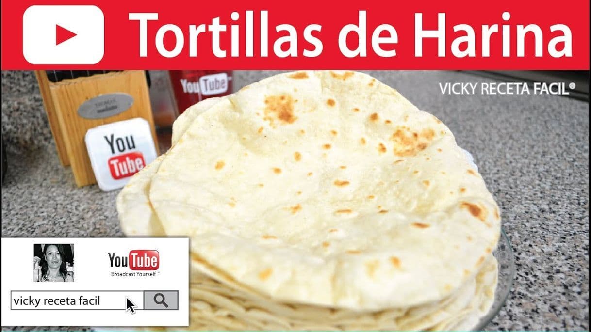 Fashion Tortillas de harina, Vicki receta fácil 