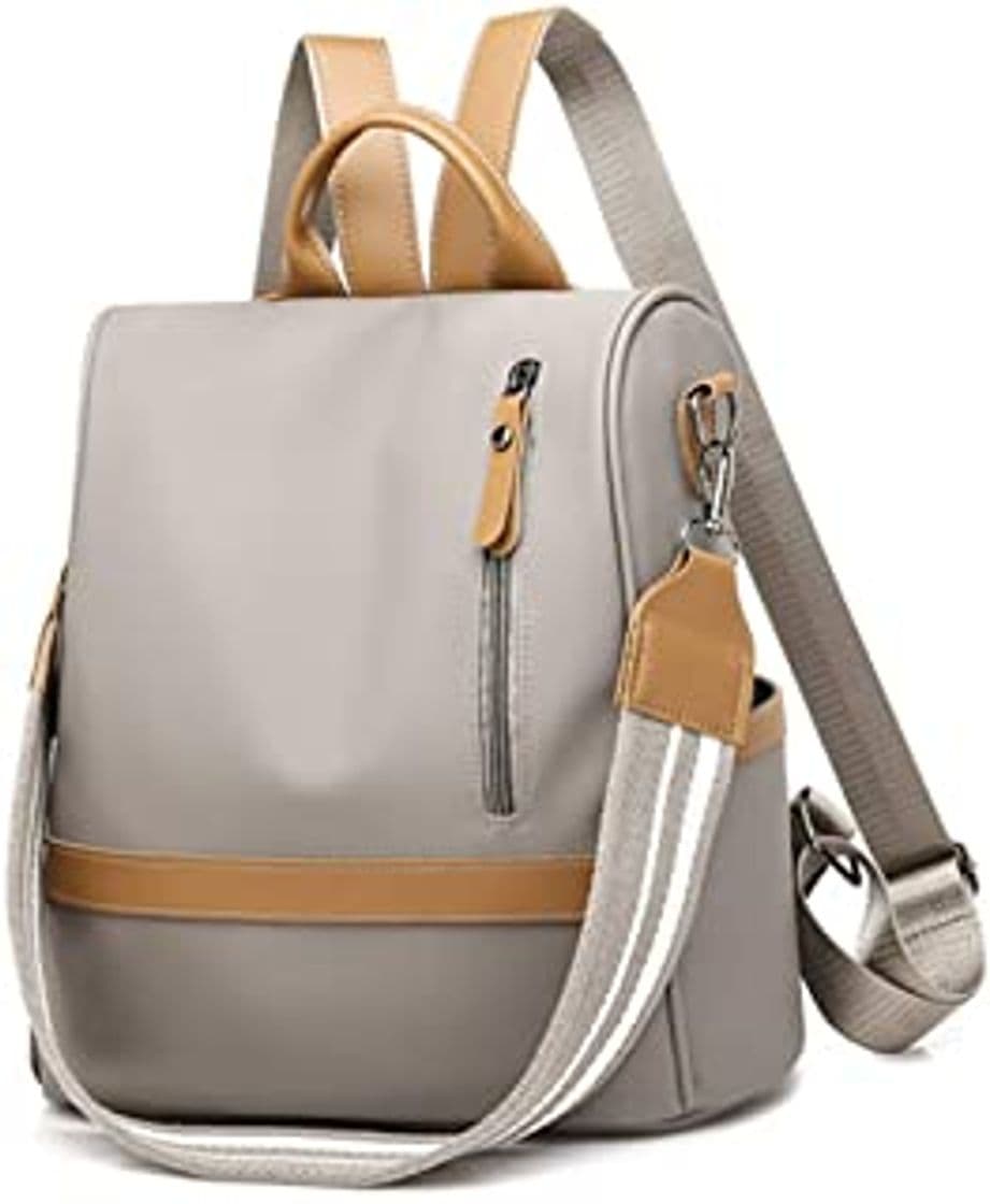 Fashion Bolso de hombro JOSEKO de lona Mochila para mujer, bolso convertible de