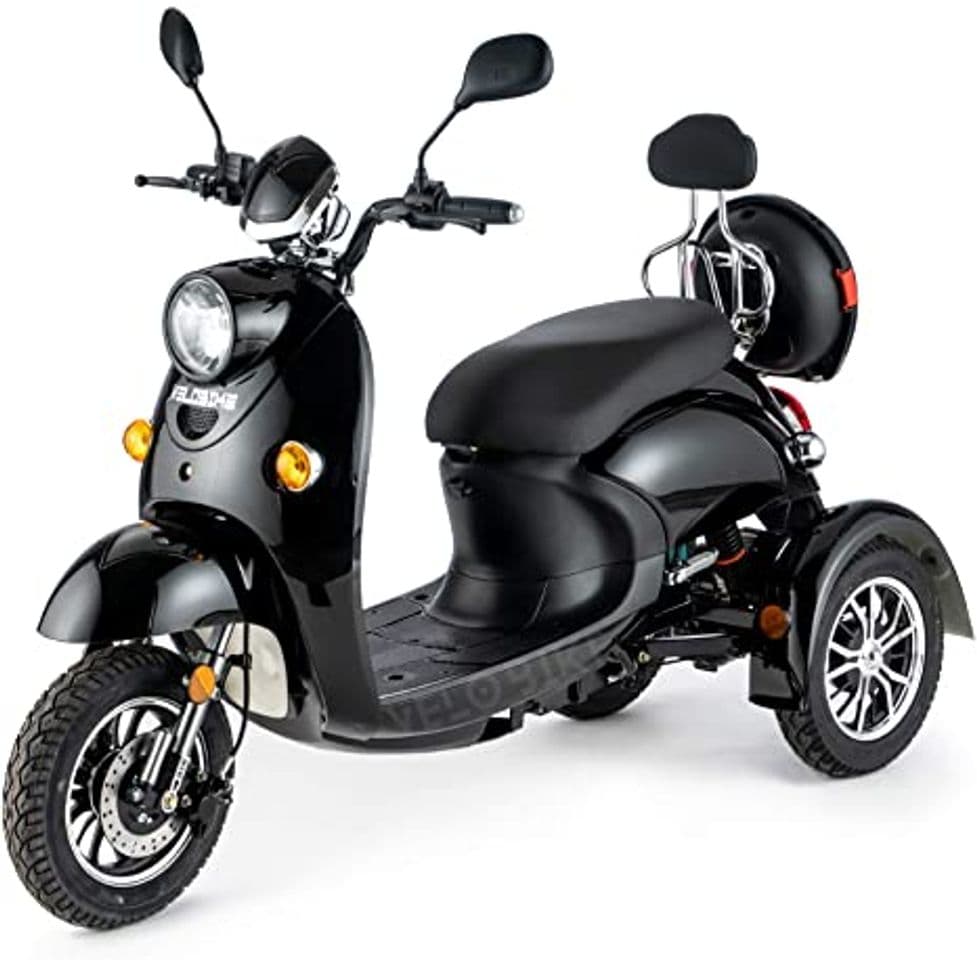 Product VELECO ZT15 Scooter Eléctrico de 3 Ruedas Mayores Minusvalido 900W Rojo