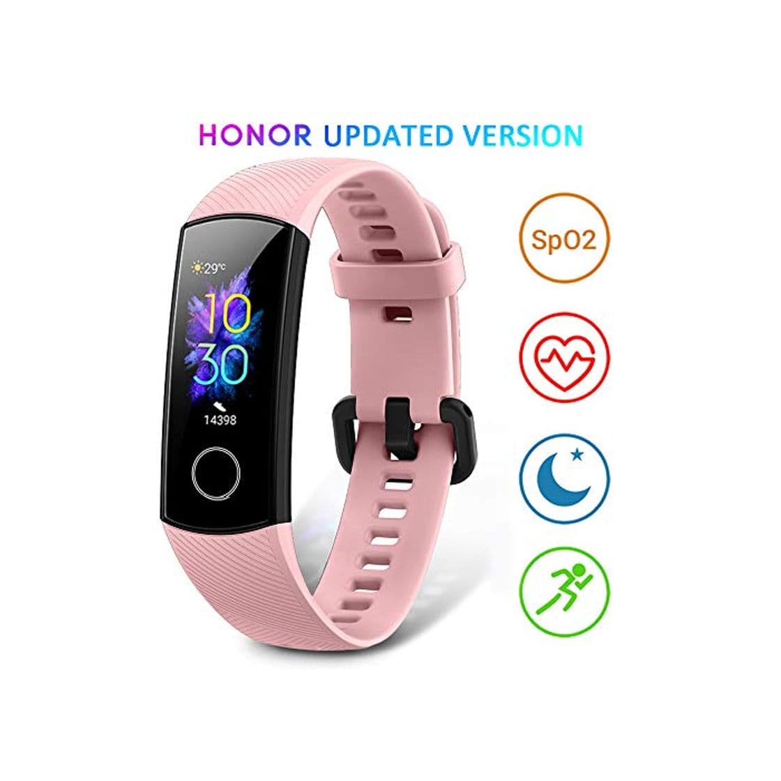 Electrónica HONOR Band 5 Smartwatch Pulsera de Actividad con Pulsómetro Mujer Hombre