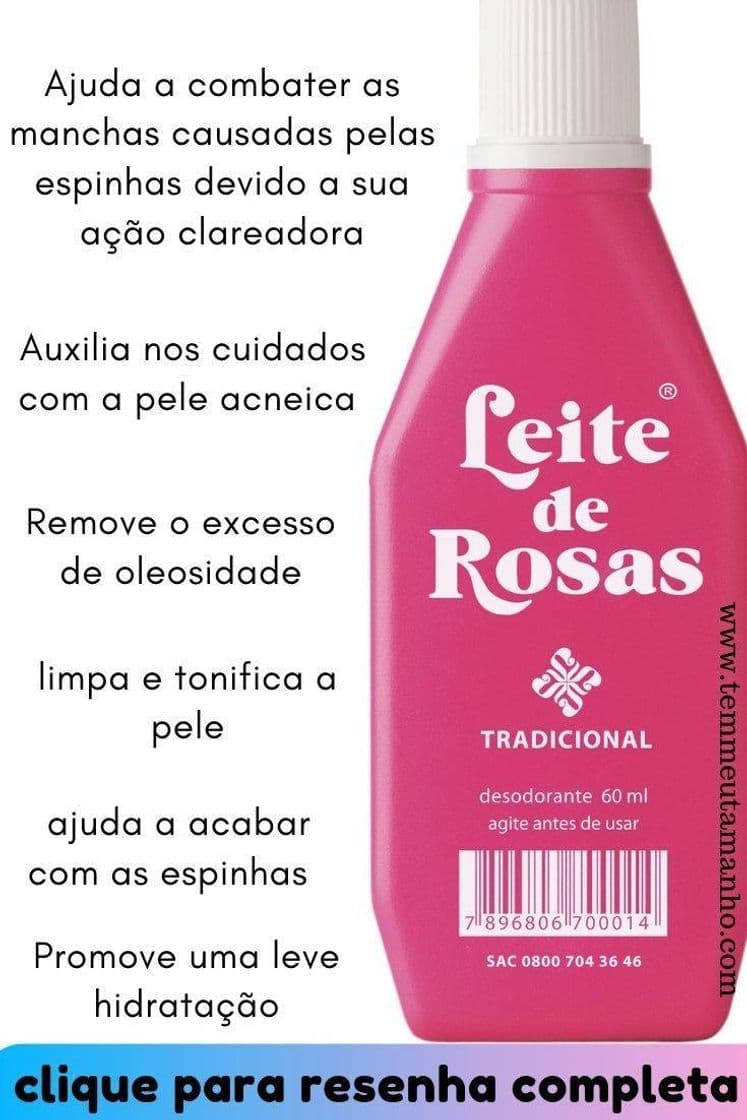 Fashion Leite de rosas