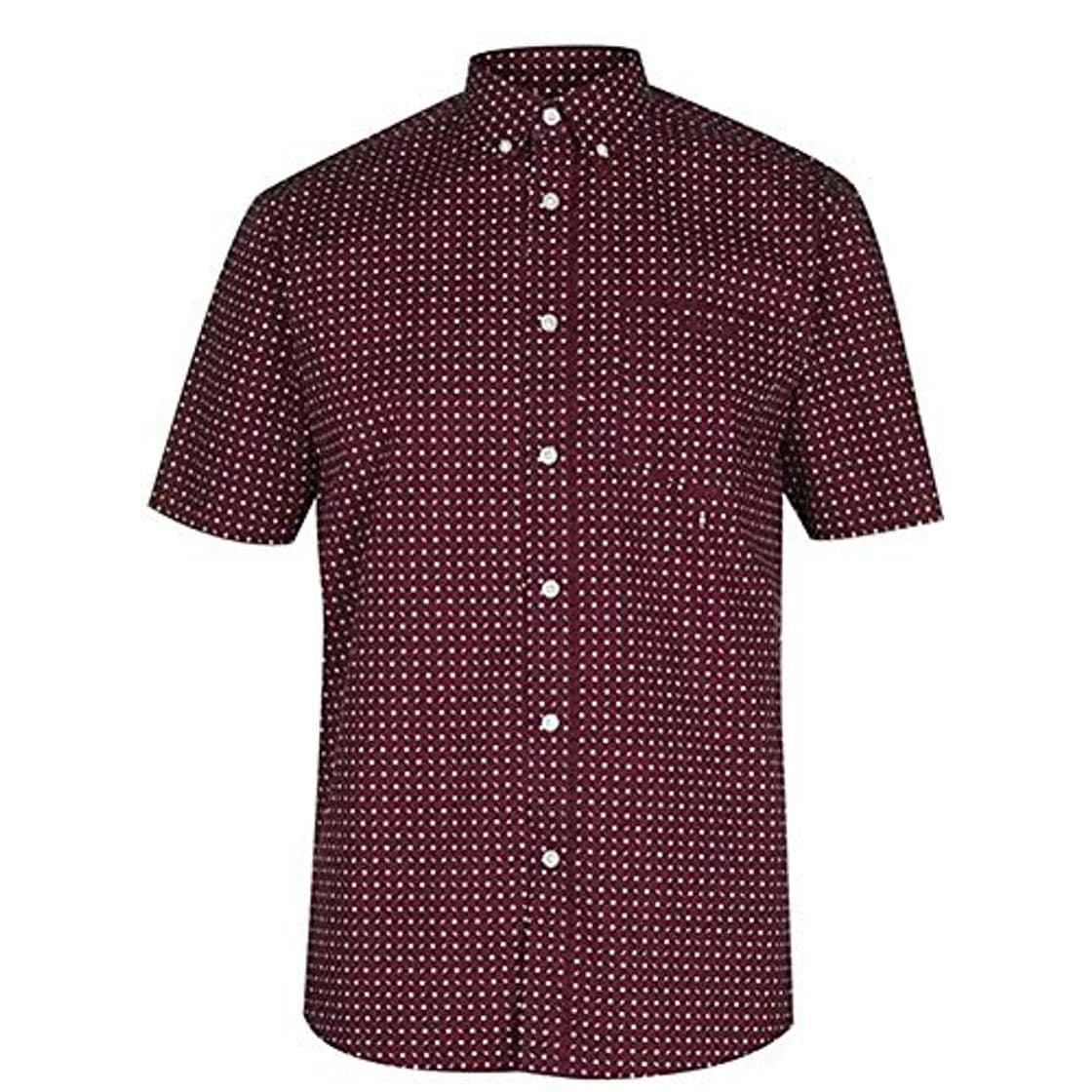 Product Pierre Cardin Hombre Camisa de Manga Corta Estampado Cuadros o Geométrico con