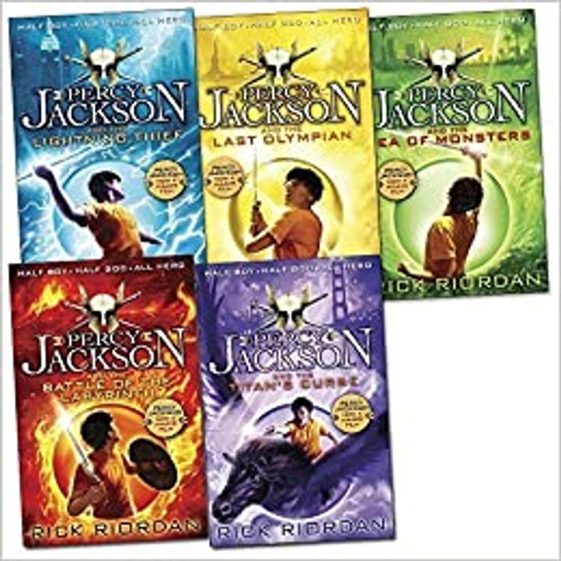 Libro Percy Jackson Rick Riordan 5 Books Collection Pack Set(Percy Jackson and the