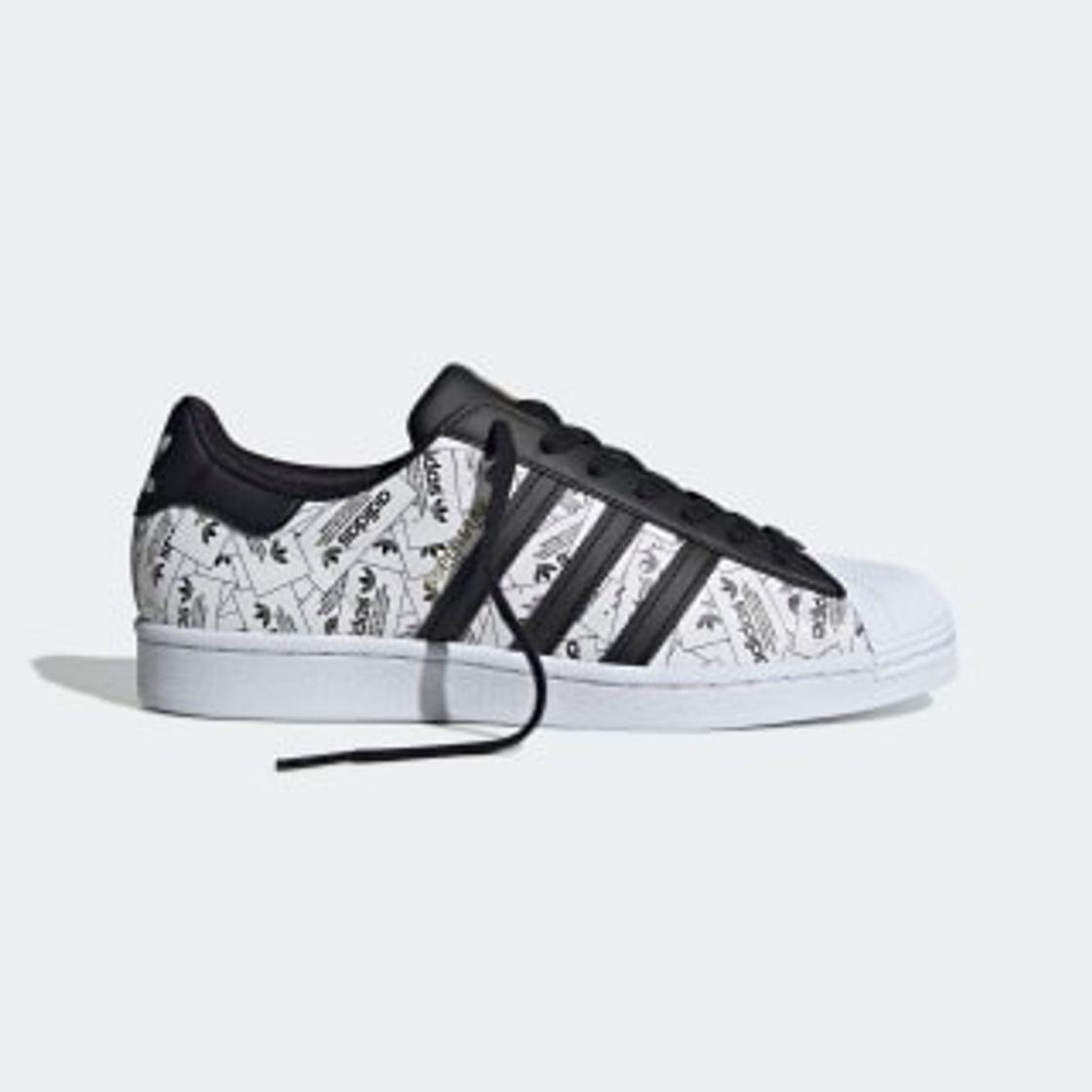 Fashion Superstar White and Black Reflective Shoes | adidas US