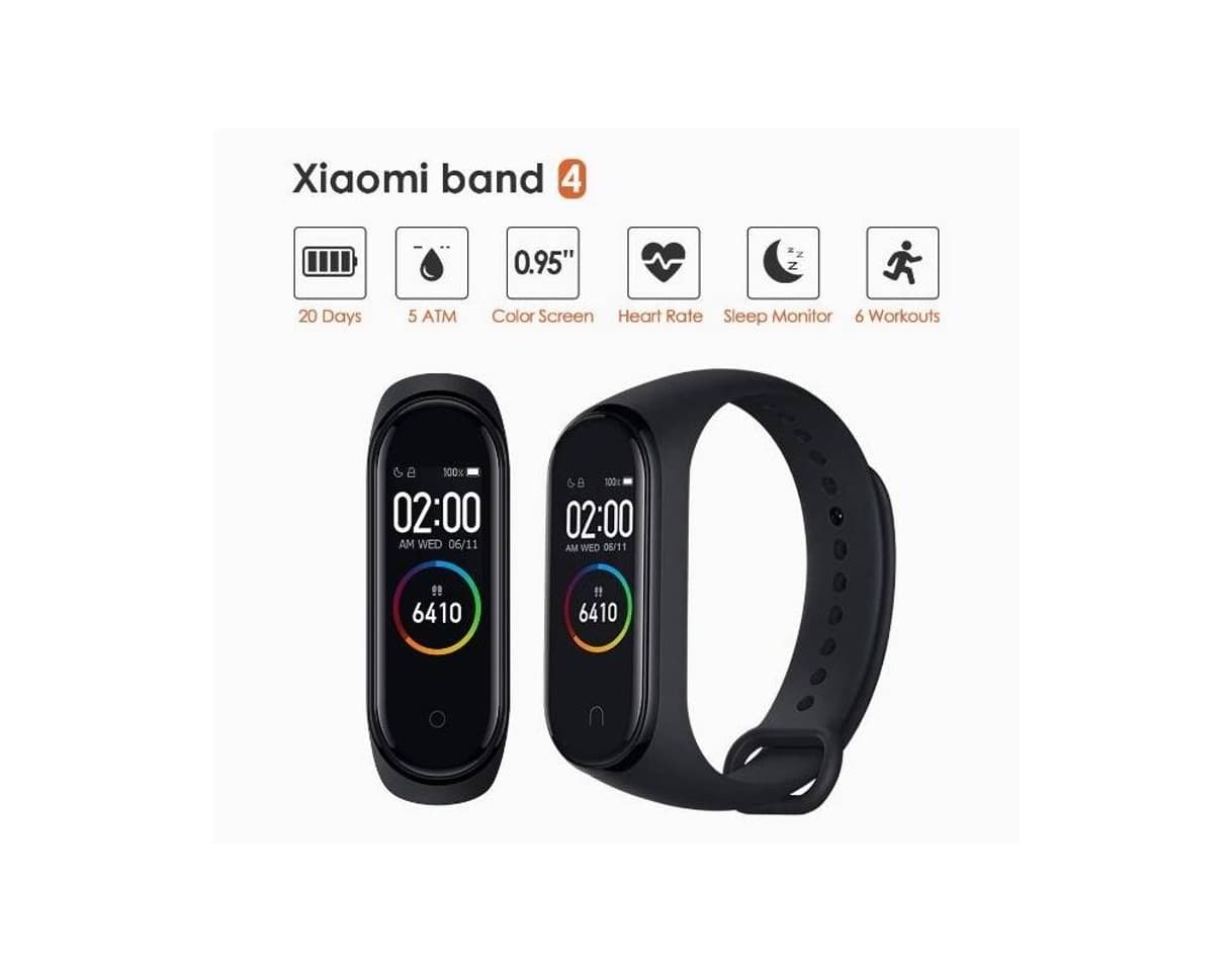 Fashion Xiaomi mi band 4 negra