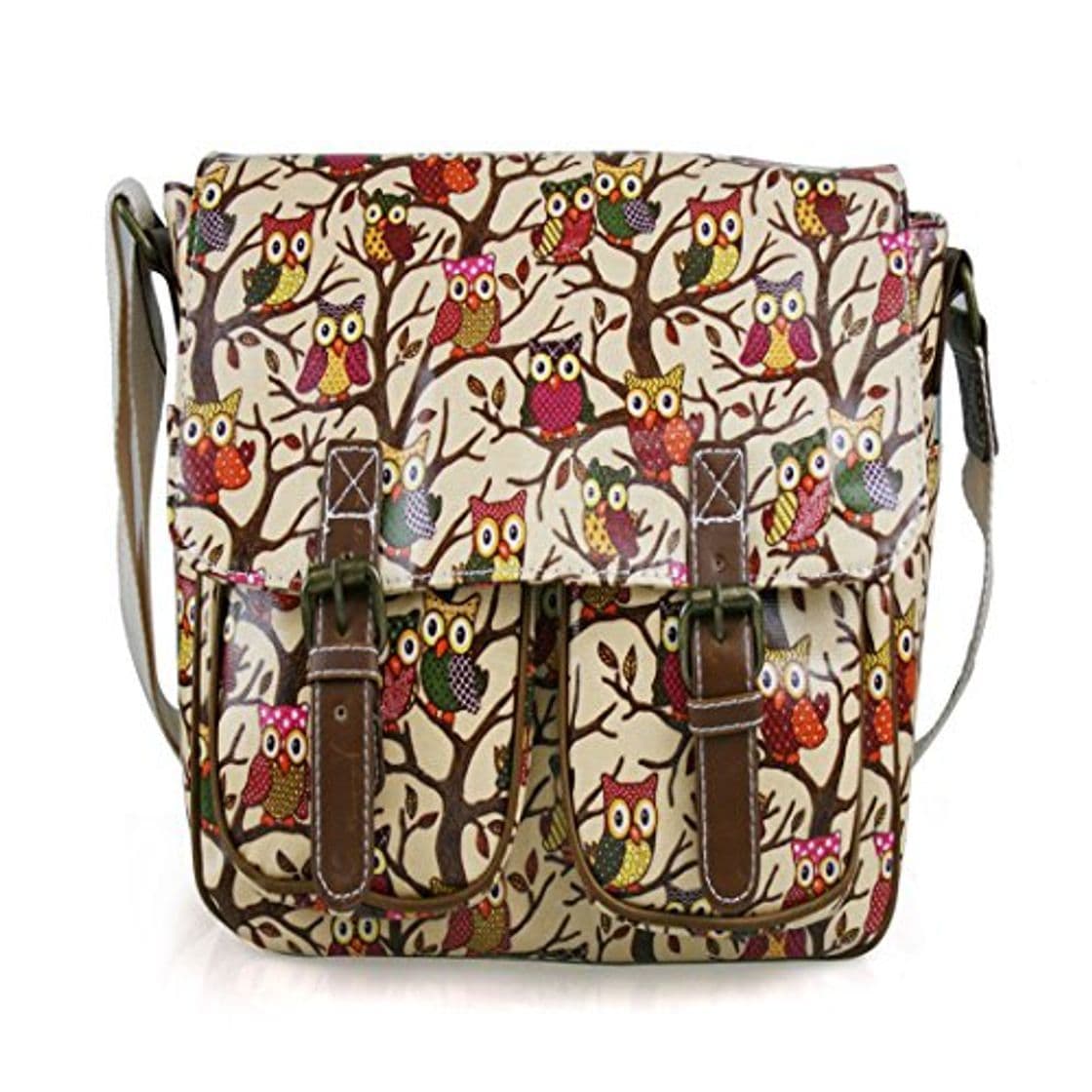 Product Miss Lulu Bolsa de mensajero Bolsos cruzados de la flor del pájaro