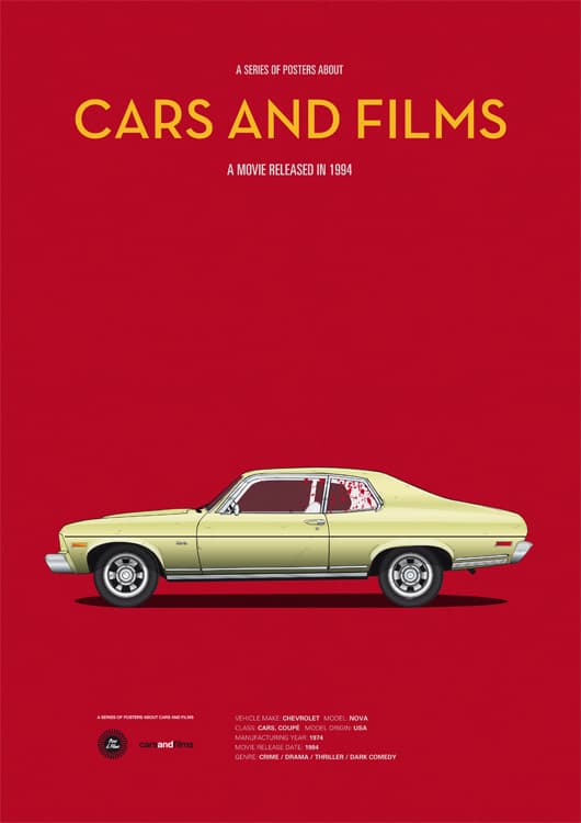 Fashion Cars And Films// A series of posters about cars and films ...