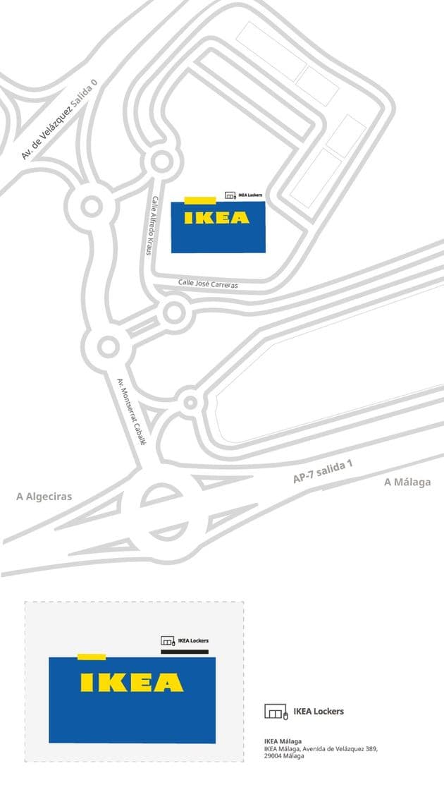 Place IKEA Malaga Click and Collect Lockers