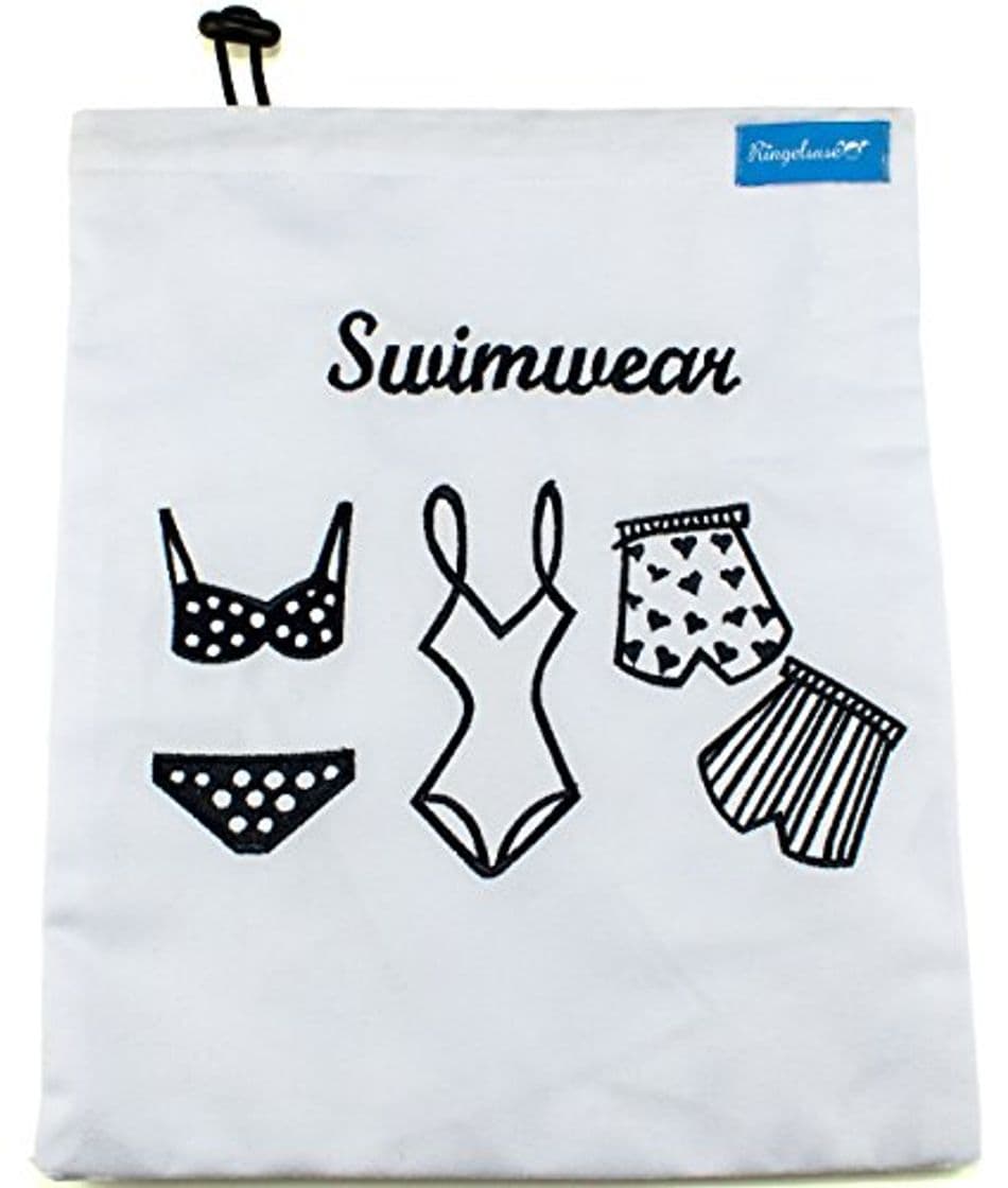 Place Bolsa para Bikini bañador húmedo Impermeable Forrada Funda para natación 24 x