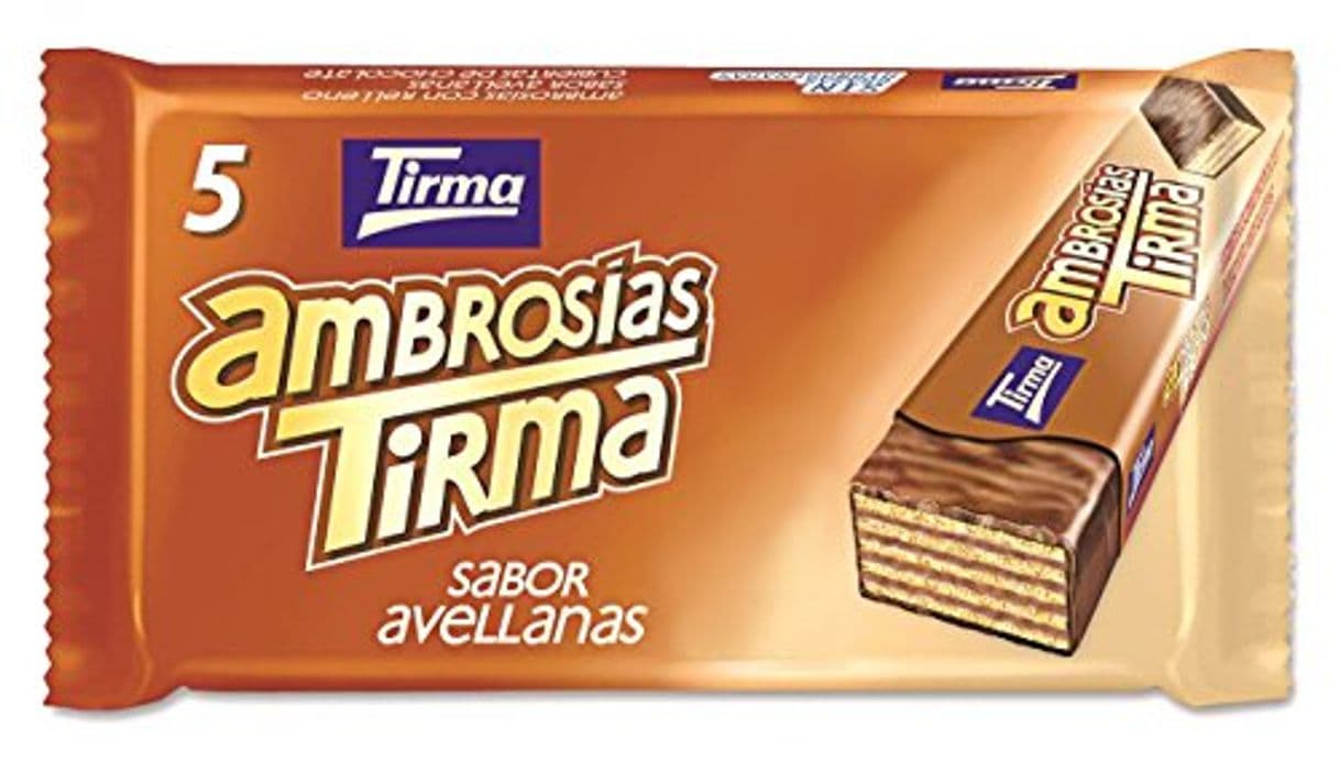 Producto Tirma Ambrosías con Relleno Sabor Avellanas Cubiertas de Chocolate