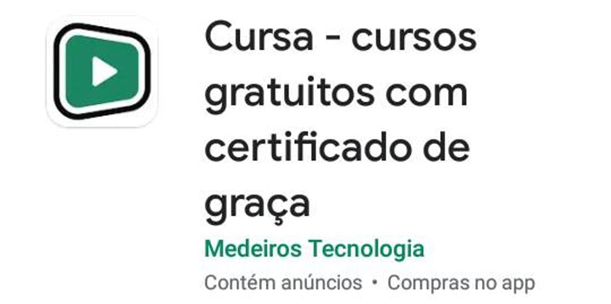 Fashion App onde tem cursos gratuitos que são completos 