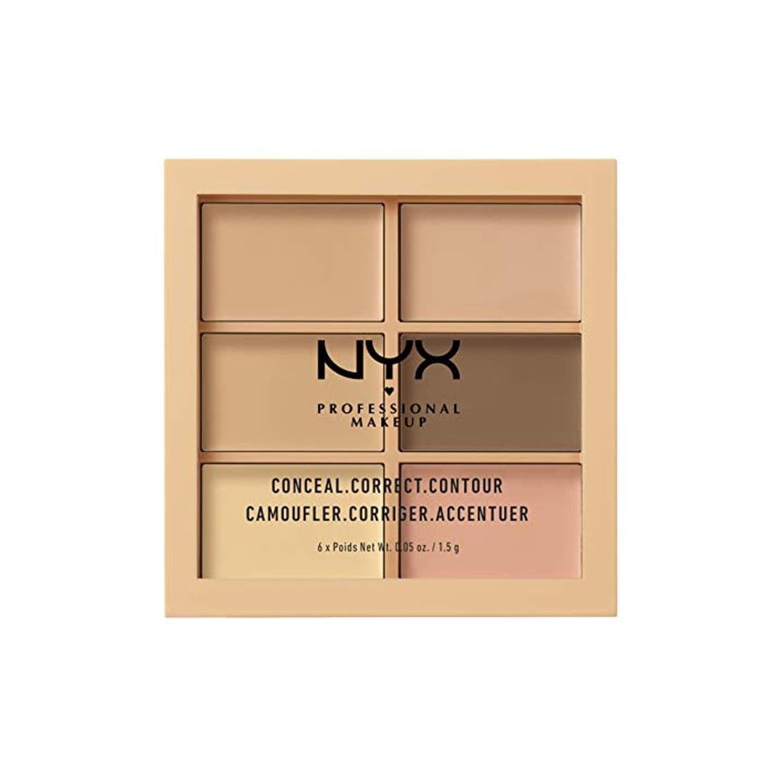 Producto NYX Professional Makeup Paleta de correctores y contouring Conceal, Correct, Contour Palette,