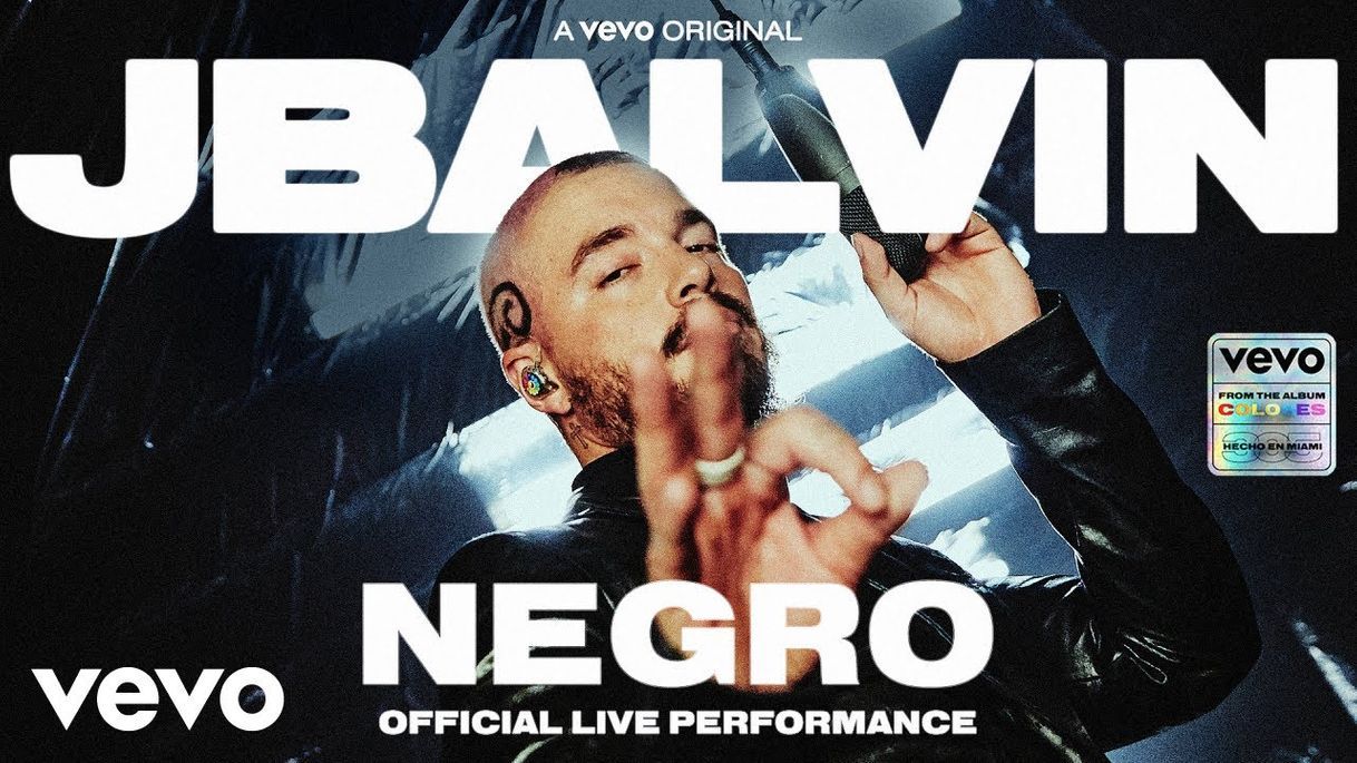 Moda J Balvin - Negro (Official Live Performance) | Vevo - YouTube