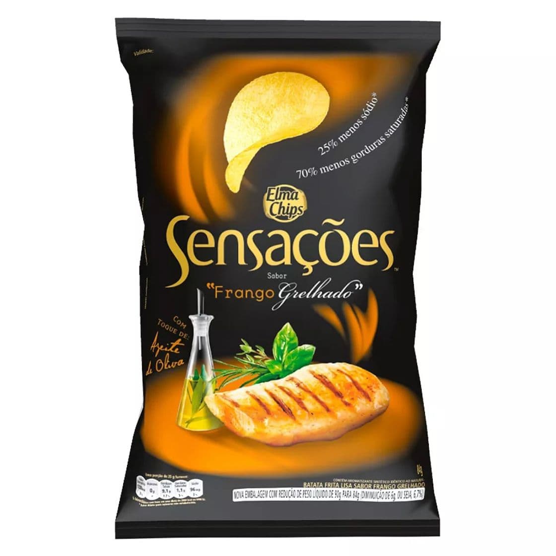 Fashion Batata chips - sensação 