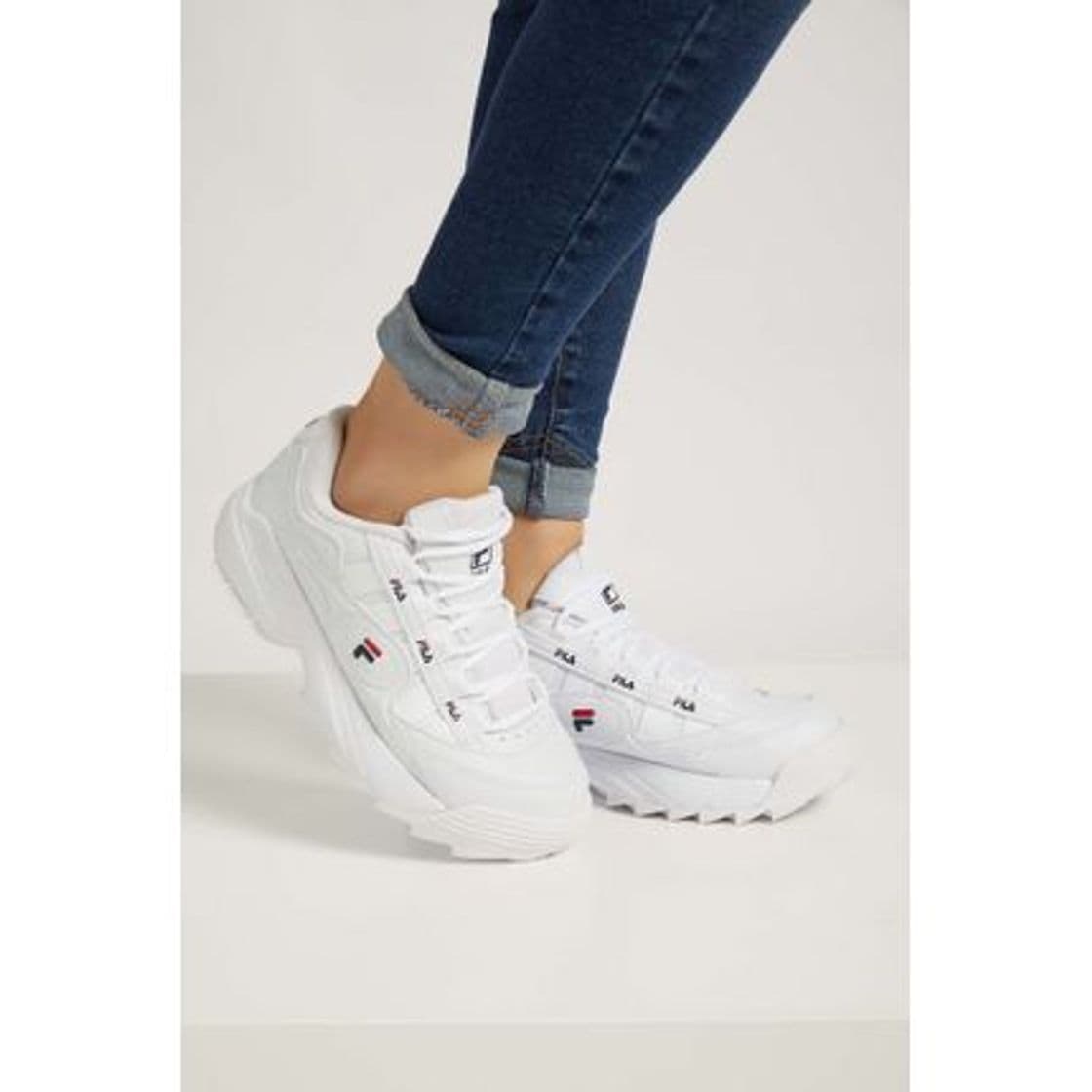 Fashion Tênis Fila D-Formation Feminino - Branco e Vermelho | Netshoes