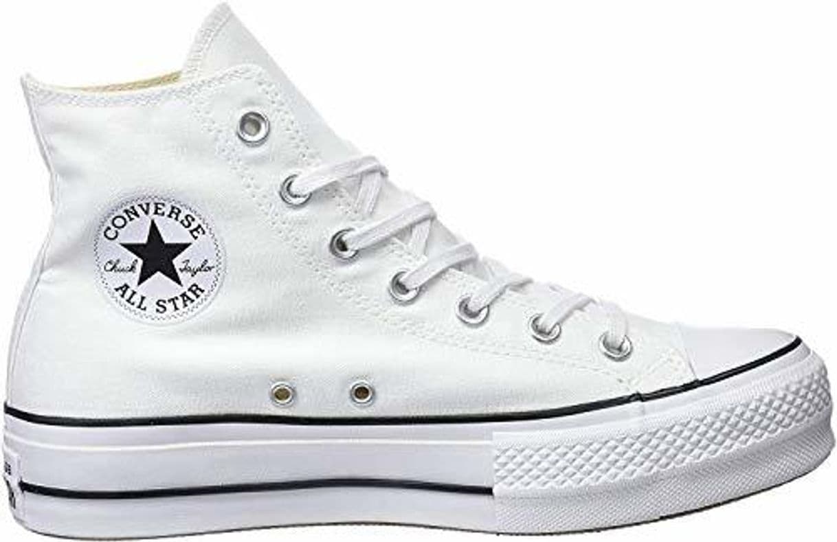 Producto Converse Chuck Taylor CTAS Lift Hi, Zapatillas para Mujer, Blanco