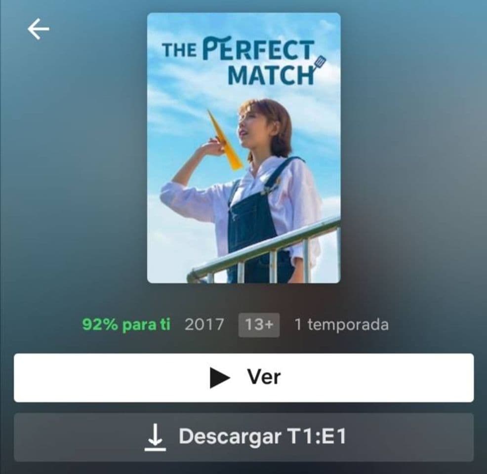 Serie The perfect match