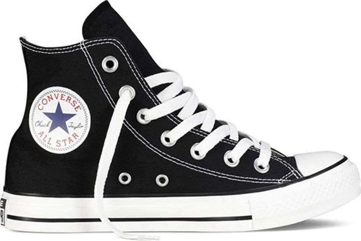 Moda Converse Chuck Taylor All Star, Zapatillas altas Unisex adulto, Negro (Black), 38