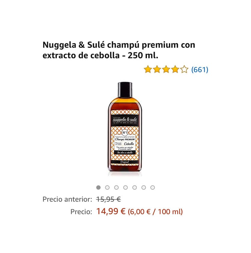 Producto Champú de cebolla 