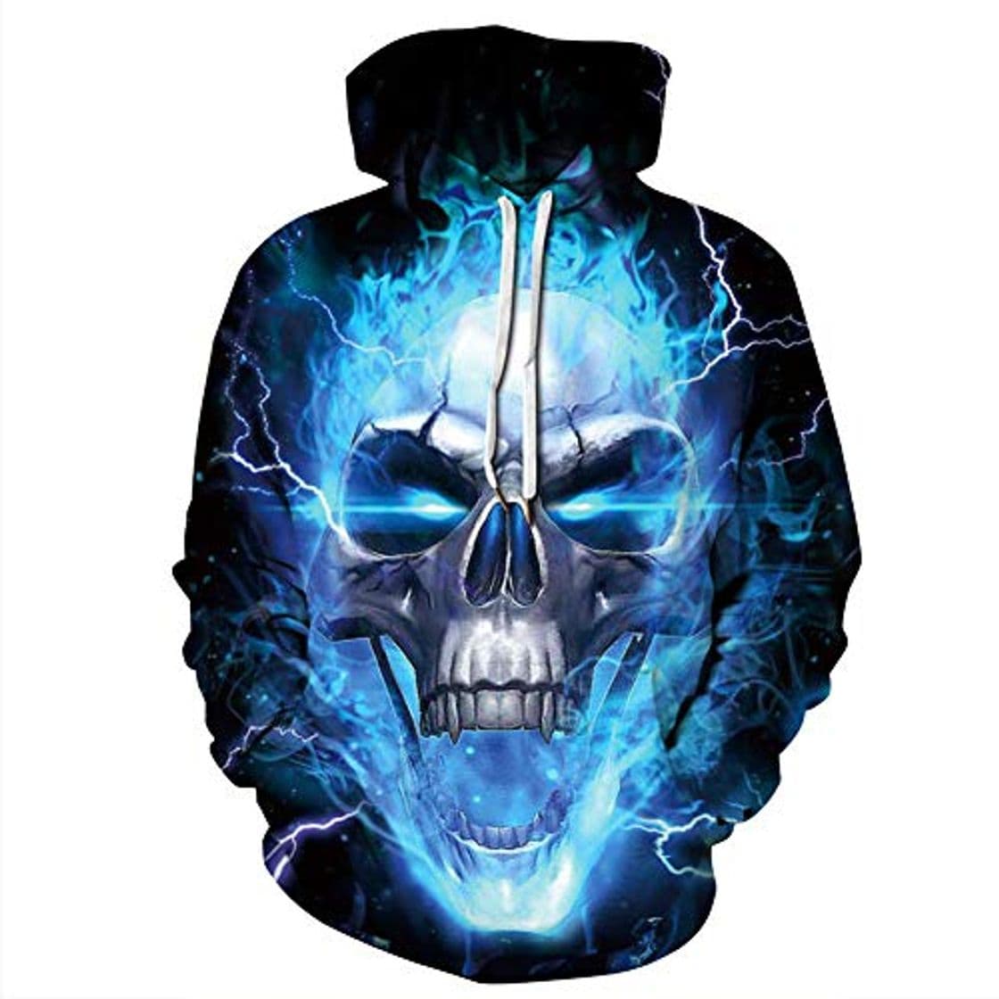 Producto YKXY Hombre Mujer Impresión 3D de Halloween Sudaderas con Capucha Deportes Casual