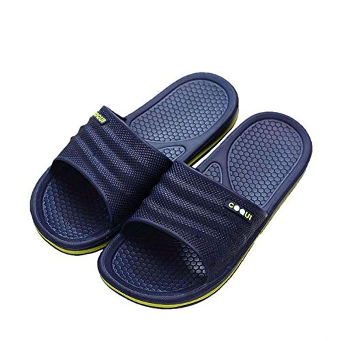 Moda Chancletas Hombre Zapatillas Zapatillas Sandalia Hombre Zapatos De Verano Chanclas Antideslizantes Color Sólido Zapatillas De Casa Pantuflas Chinelo Terlik Blue 44