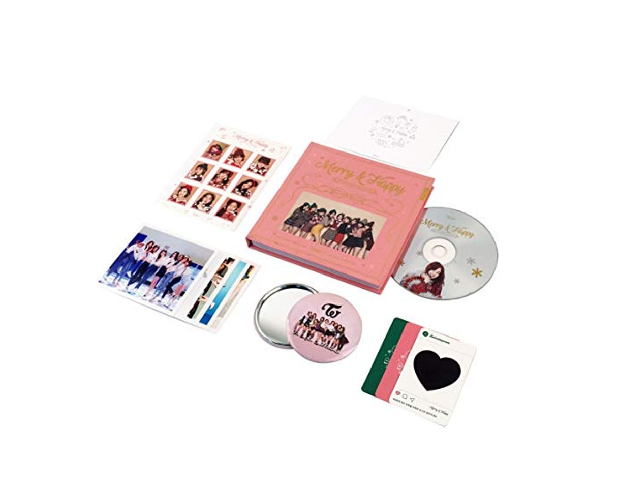 Product TWICE 1st Repackage Album - Merry & Happy [ HAPPY Ver. ]