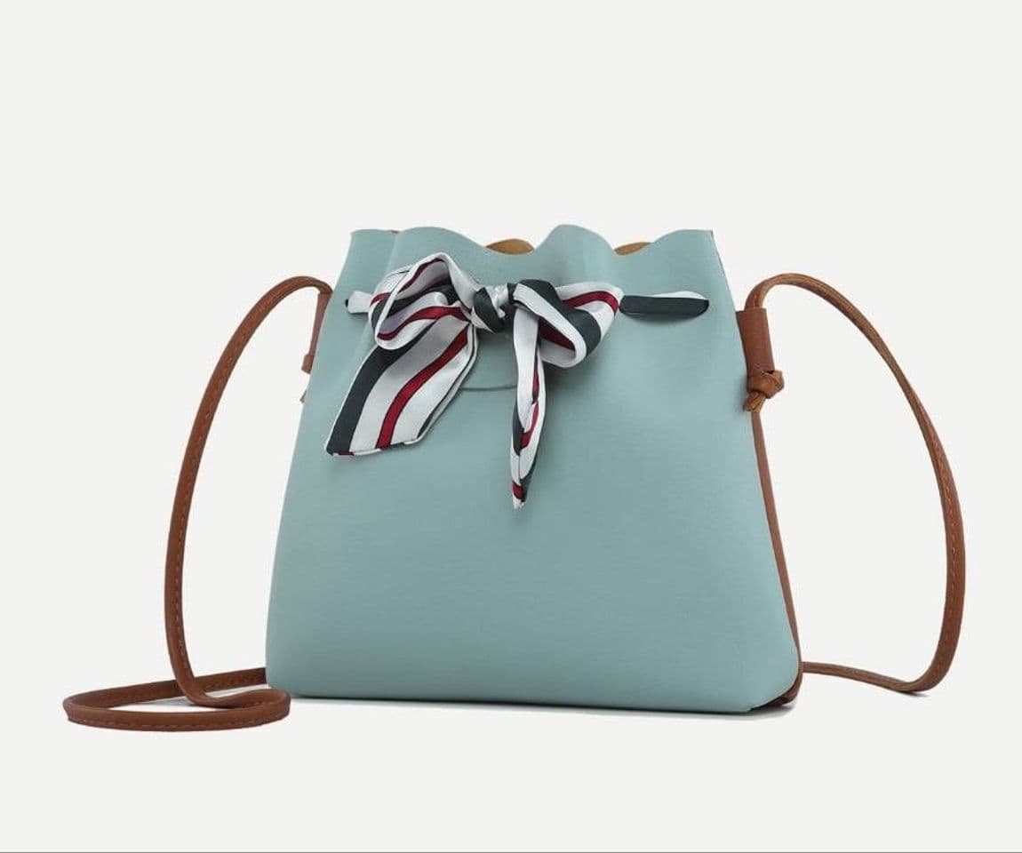 Producto Striped Bow Decor Bag