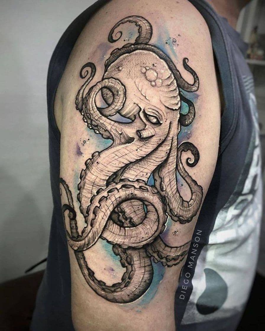 Moda Tatuagem de Polvo