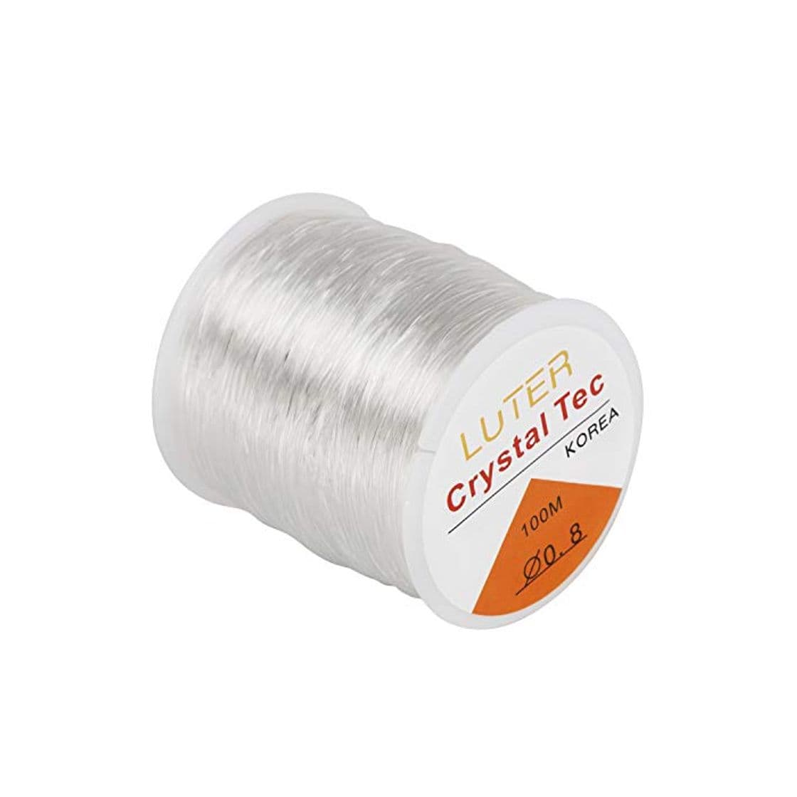 Producto LUTER 0.8mm Hilo Elástico Transparente para Pulseras Collar Abalorios Joyería