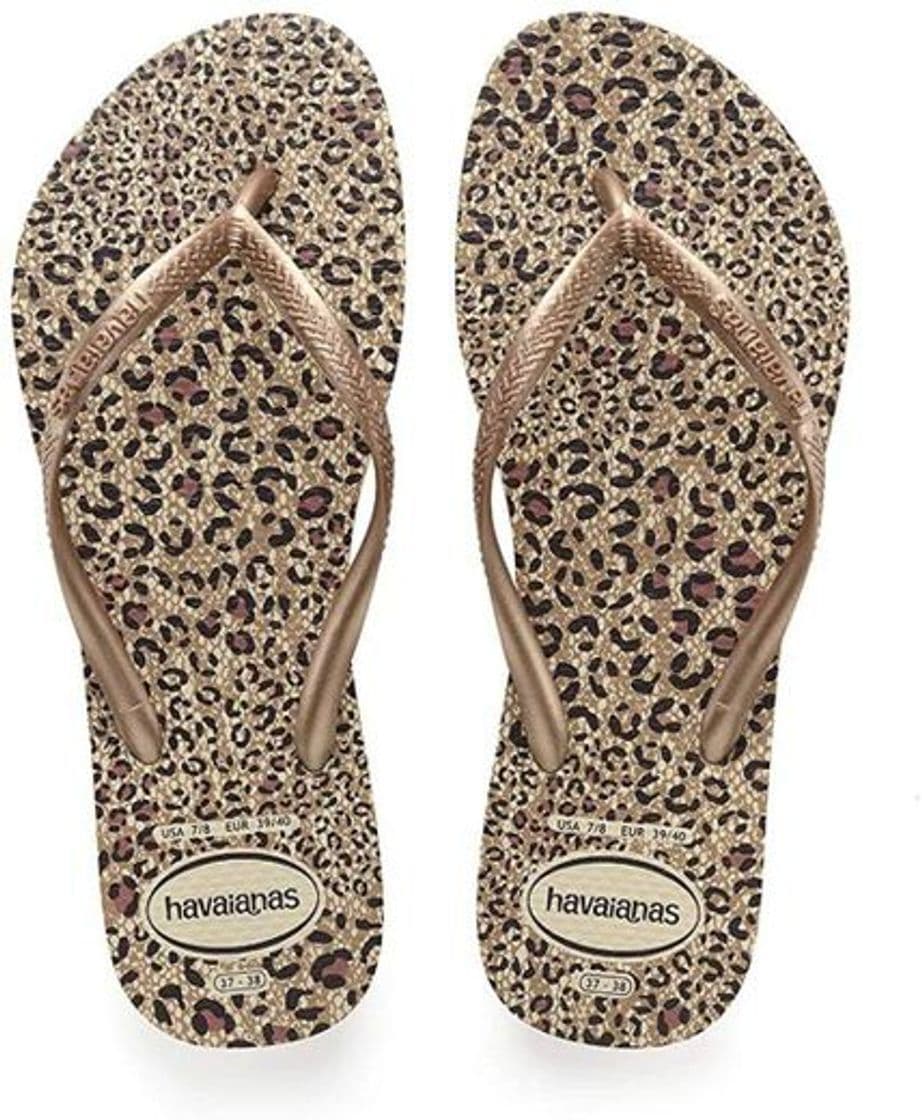 Moda Havaianas leopardo