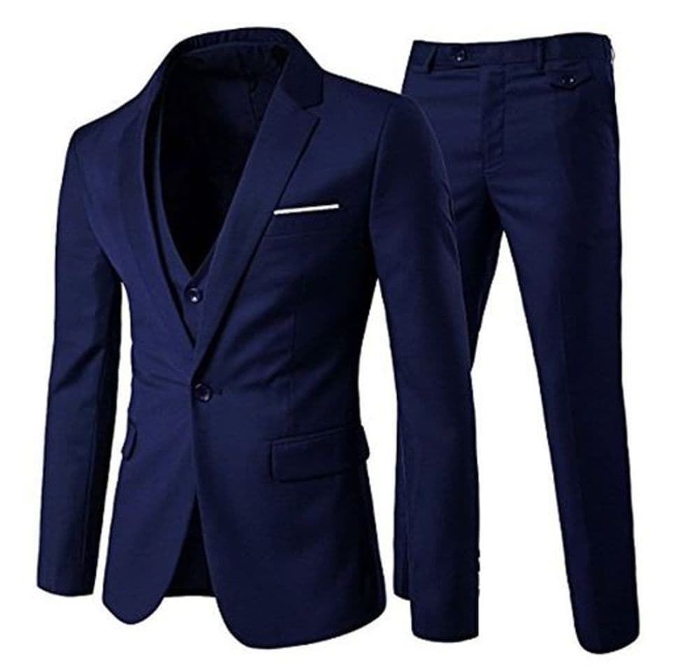 Product Cloudstyle Traje Suit Hombre 3 Piezas Chaqueta Chaleco pantalón Traje al Estilo