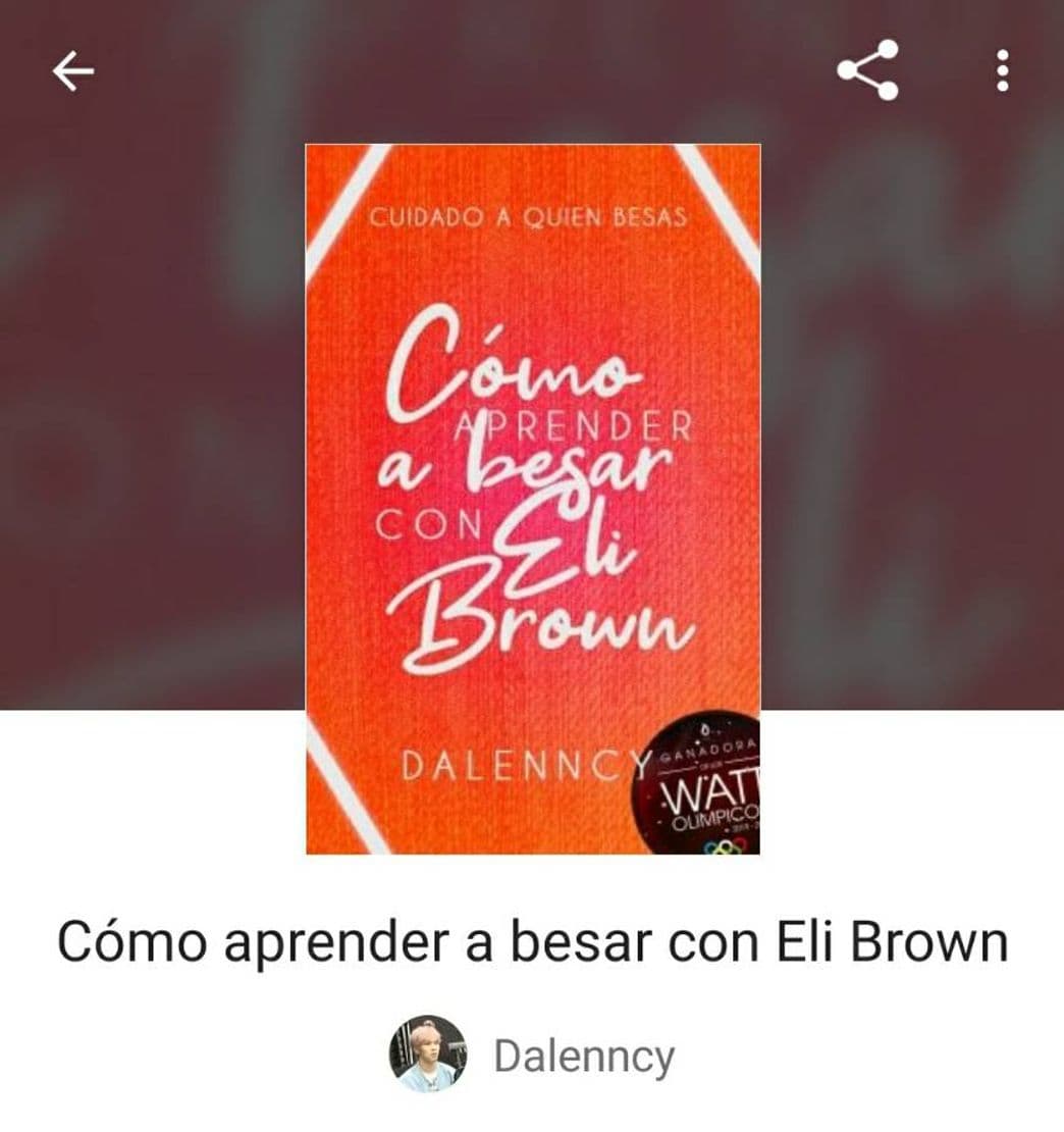 Book Como aprender a besar con Eli Brown (Dalenncy) 