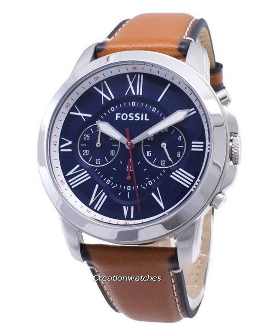 Producto Fossil Reloj Cronógrafo para Hombre de Cuarzo con Correa en Piel FS5210