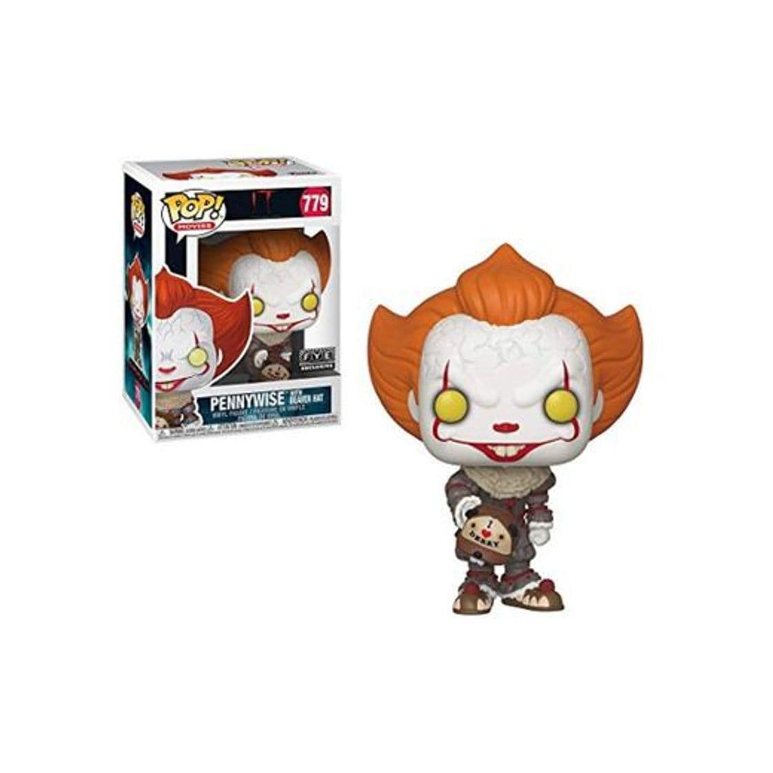 Game Funko- Pop. Vinyl: Movies: It: Chapter 2-Pennywise W/Beaver Hat W/Chase