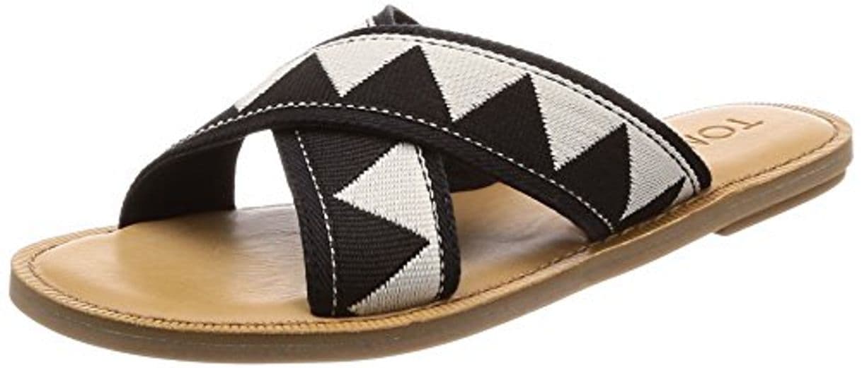 Fashion TOMS Women Viv, Sandalias de Senderismo para Mujer, Negro