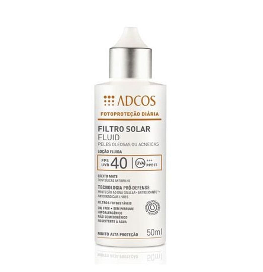 Moda Protetor Solar Fluid Fps40 50Ml - Adcos