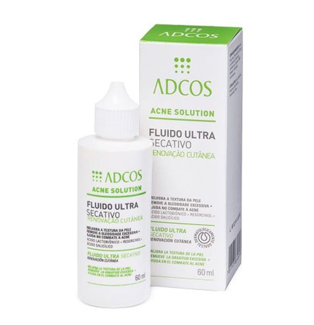 Moda Acne Sol Fluido Ultra Secativo 60Ml - Adcos