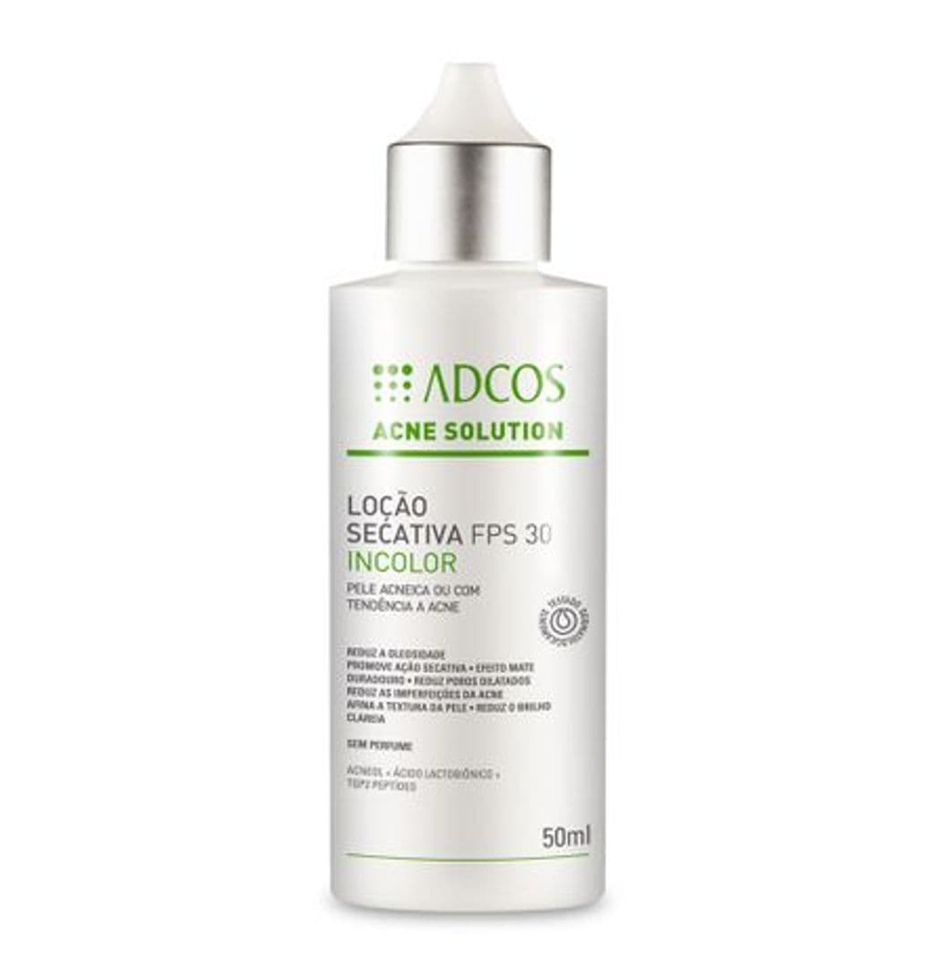 Moda Acne Solution Loção Secativa FPS 30 Incolor - 50ml