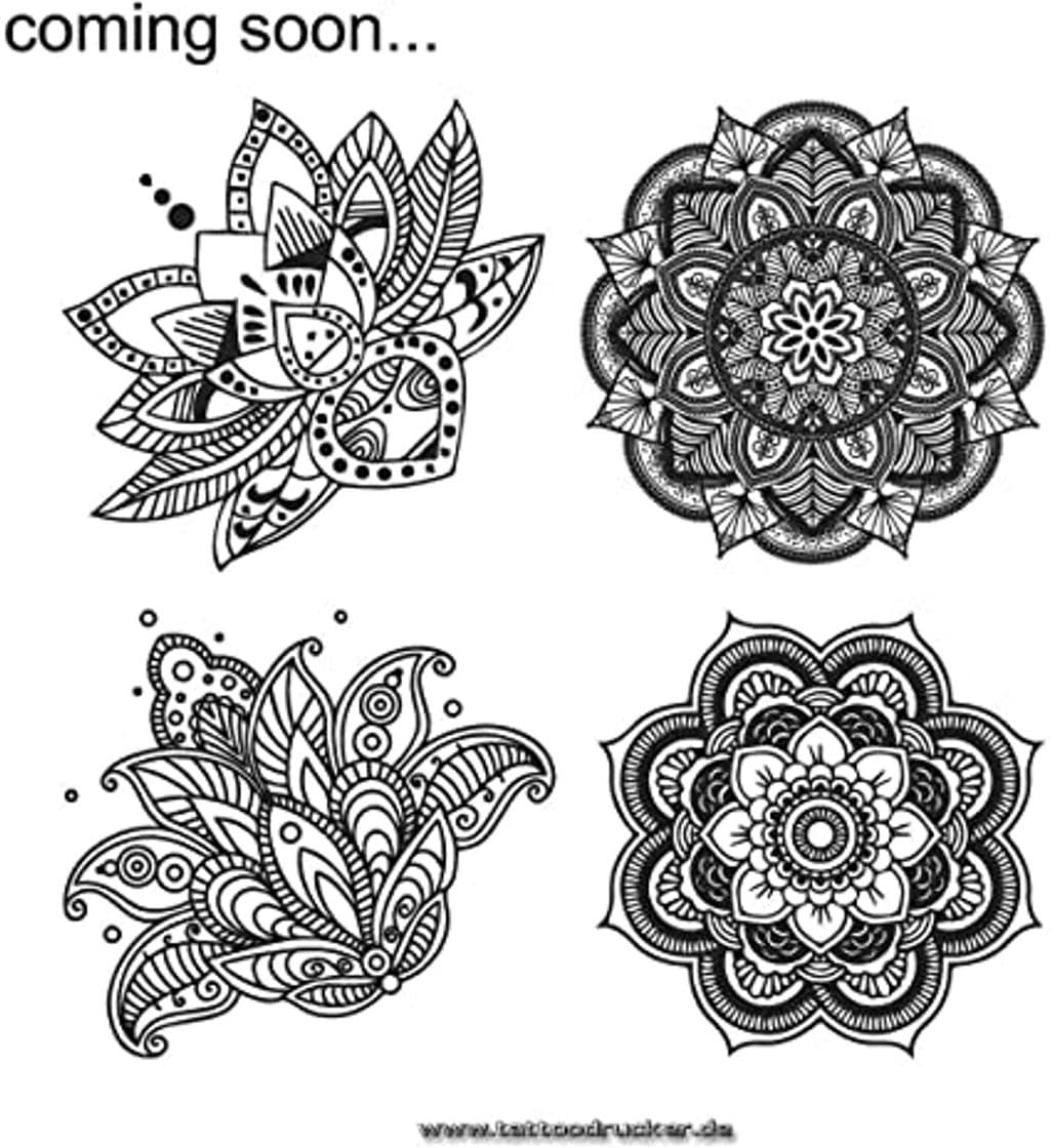 Fashion tatuagem mandala 4