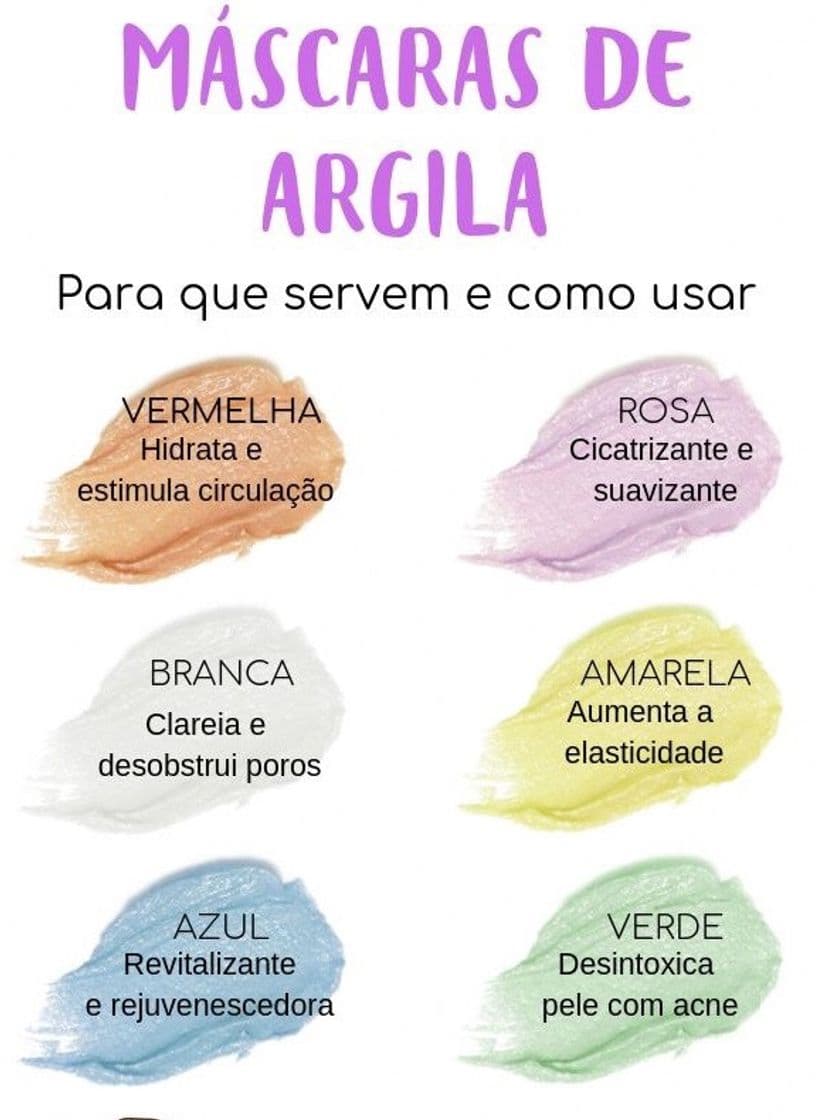 Moda tipos de argila