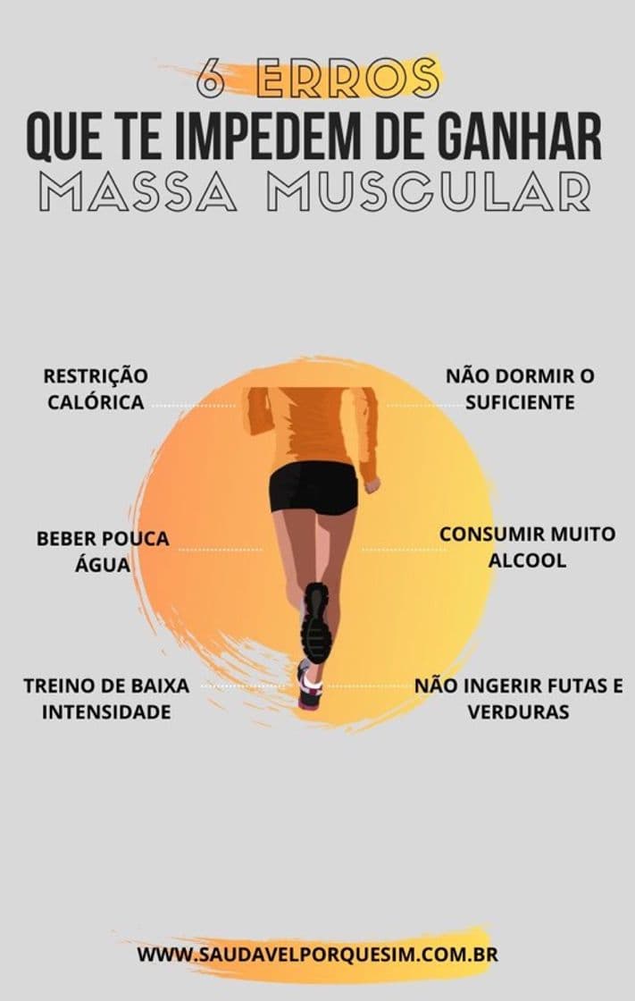 Moda O que te impede de ganhar massa muscular? 