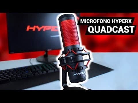 Producto Micrófono Gamer HyperX Quadcast Omnidirectional USB Negro