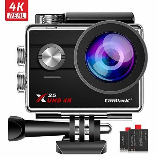 Producto Campark X25 Native 4K/30fps Cámara Deportiva Ultra HD WiFi 170° Ángulo con