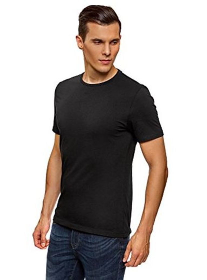 Product oodji Ultra Hombre Camiseta Básica